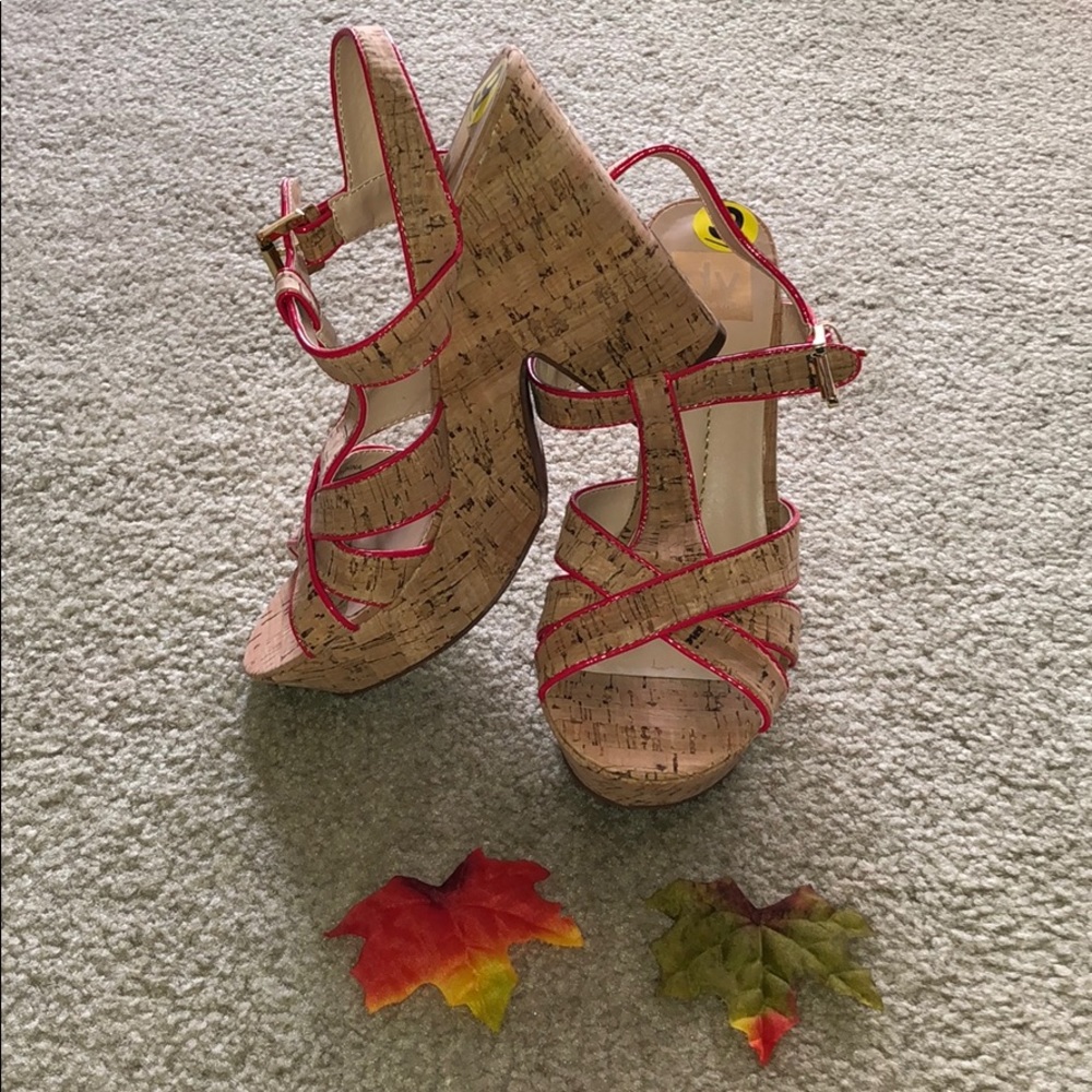Dolce Vita Cork Wedge Shoes